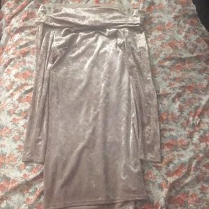 Crushed Velvet Dress